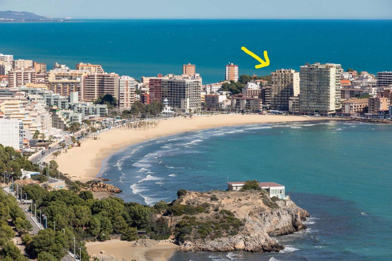 Apartamento en primerísima línea de playa con espectaculares vistas Netflix, Prime y Disney Oropesa del Mar Exterior foto